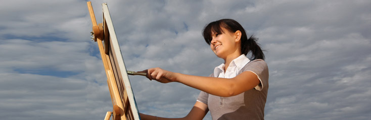 Schilderen met olieverf en acryl