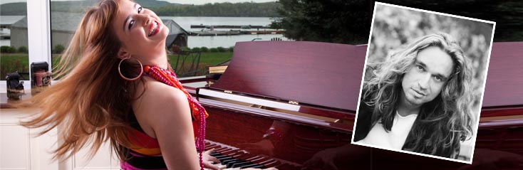 Pianospelen met Jan Vayne