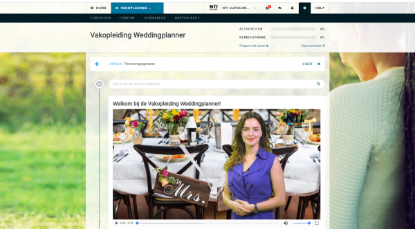 Vakopleiding weddingplanner
