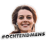 sticker ochtendmens